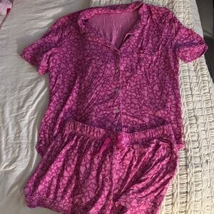 VS Heart Print Women's Pajama Set